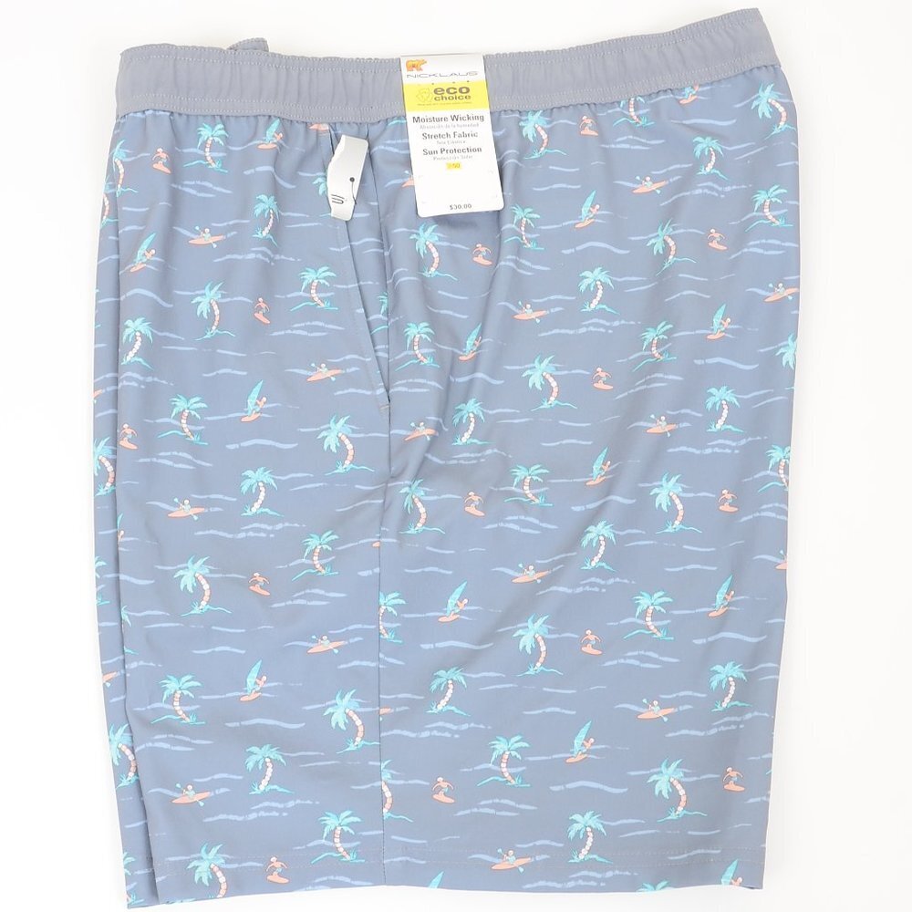 NWT‎ Nicklaus Men's XXL Moisture Wicking Stretch Fabric Sun Protection Shorts